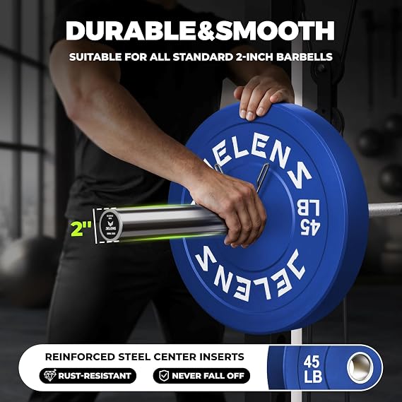 Olympic Barbell Weight Plates Set