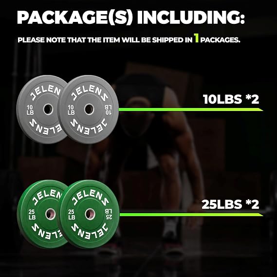 Olympic Barbell Weight Plates Set