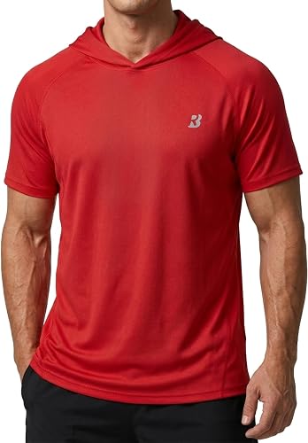 Men’s Lightweight Short Sleeve Workout Hoodie