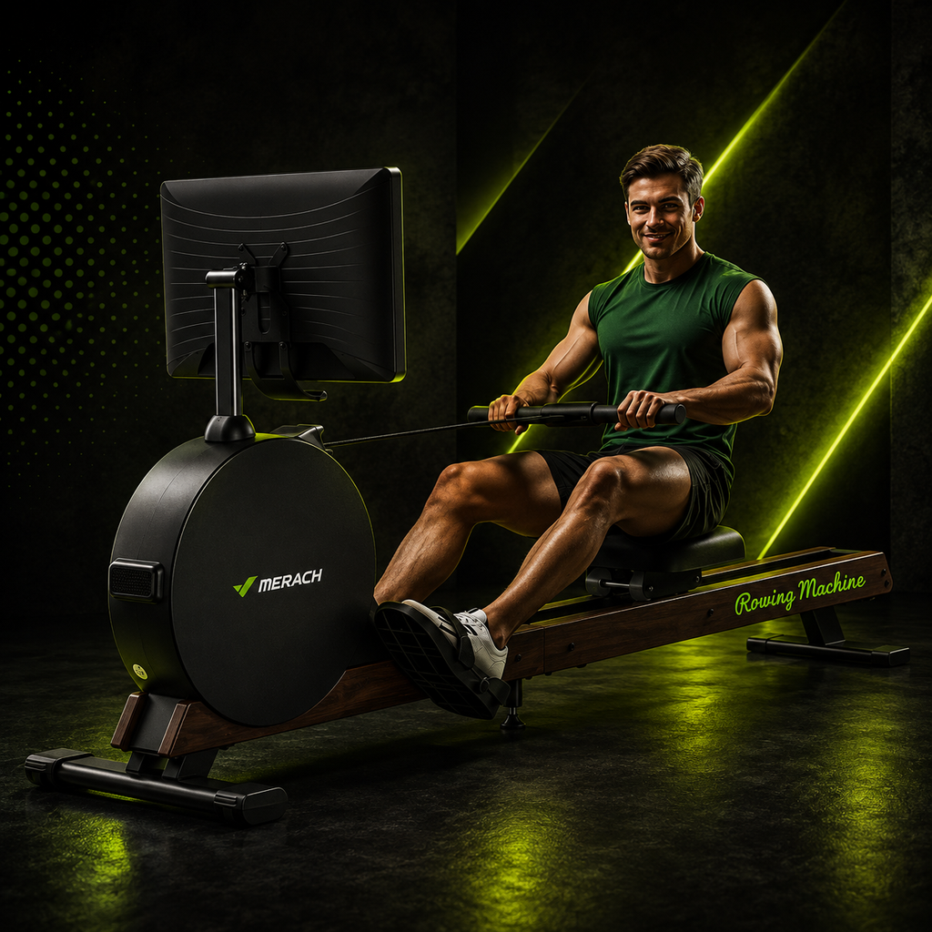 MERACH Pro-Grade Smart Magnetic Rowing Machine