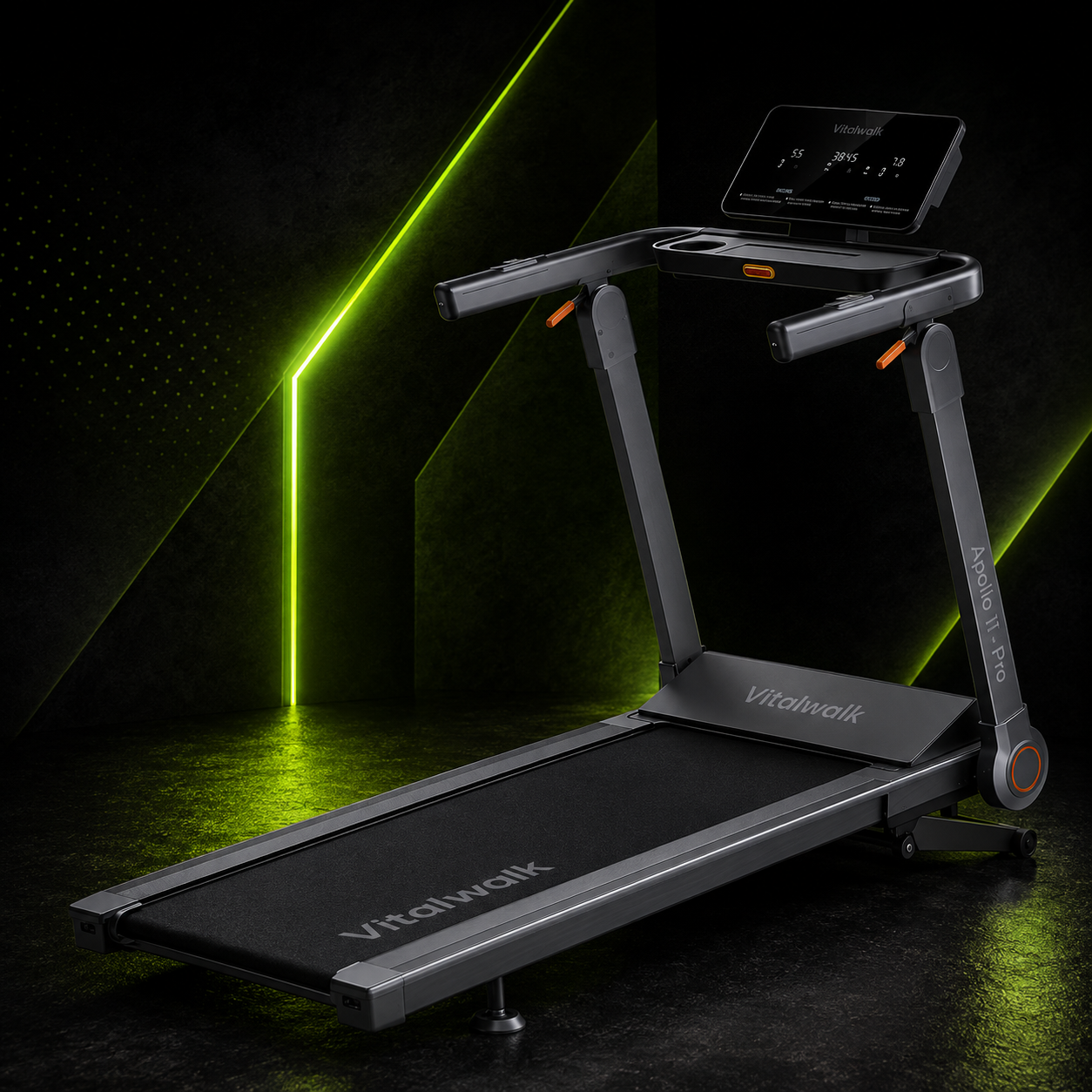 Portable Folding Treadmill with Incline & Walking Pad
