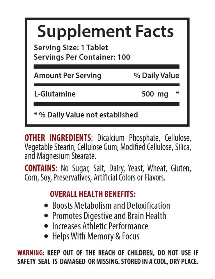 Glutamine Tablets